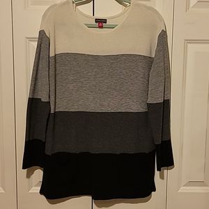 Vince Camuto Striped Medium Sweater